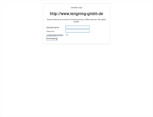 Tablet Screenshot of lengning-gmbh.de